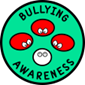 Bullying Awareness badge awarded in the Taekwon-Do Kids Program for understanding bullying and how to cope if they are bulliied.
